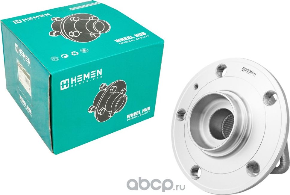 Ступица передняя VW Golf 12-,Tiguan 16-,Skoda Octavia 12-,Karoq 17-,Kodiaq 16-,A (Hemen). Артикул HWH067