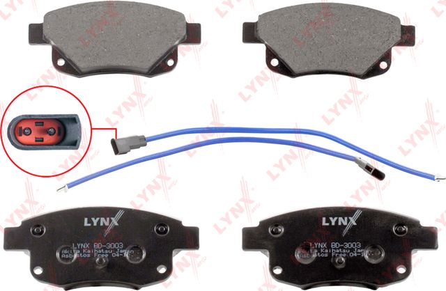 Тормозные колодки LYNXauto. Артикул BD-3003