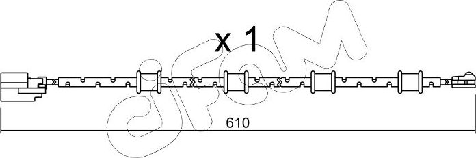Датчик износа тормозных колодок  Metelli. Артикул SU.321