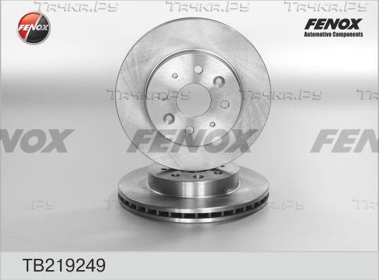 Тормозной диск Fenox передний для Kia Rio I 2000-2005. Артикул TB219249