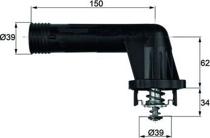Термостат Mahle Behr. Артикул TI 20 95