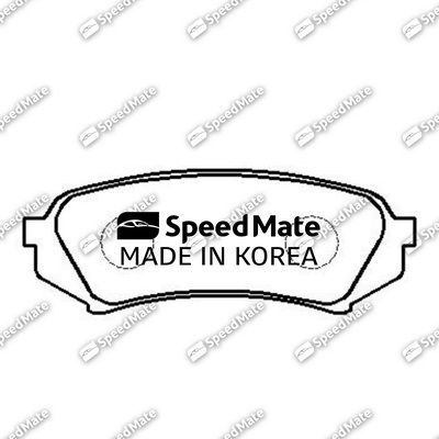 Тормозные колодки SpeedMate. Артикул SM-BPJ210