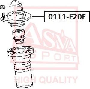 Опора амортизатора (стойки) Asva. Артикул 0111-F20F