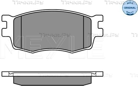 Тормозные колодки Meyle Original. Артикул 025 243 1717/W