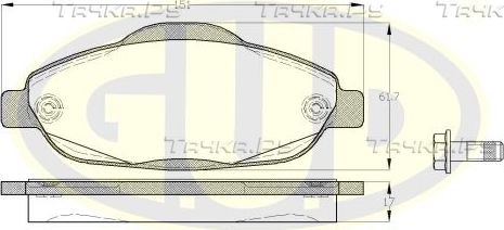 Тормозные колодки G.U.D.. Артикул GBP132300