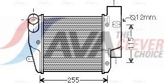 Интеркулер AVA для Audi A6 allroad II (C6) 2006-2011. Артикул AIA4302