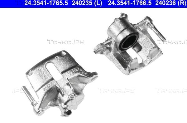 Тормозной суппорт ATE передний левый для Nissan Kubistar X76 2003-2026. Артикул 24.3541-1765.5