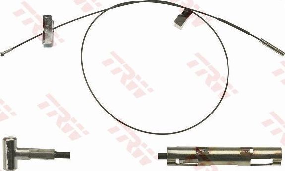 Трос ручника (тросик ручного тормоза) TRW. Артикул GCH254