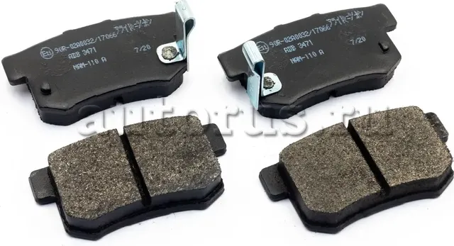 Колодки тормозные HONDA Accord,Civic,CR-V (91-) задние (4шт.) ALLIED NIPPON. Артикул ADB3471