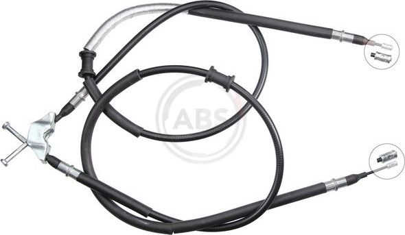 Трос ручника (тросик ручного тормоза) ABS для Opel Astra G 1998-2009. Артикул K10042