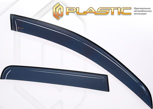 Дефлекторы СА Пластик для окон (Classic полупрозрачный) Volvo XC40  2017–2026. Артикул 2010030313801