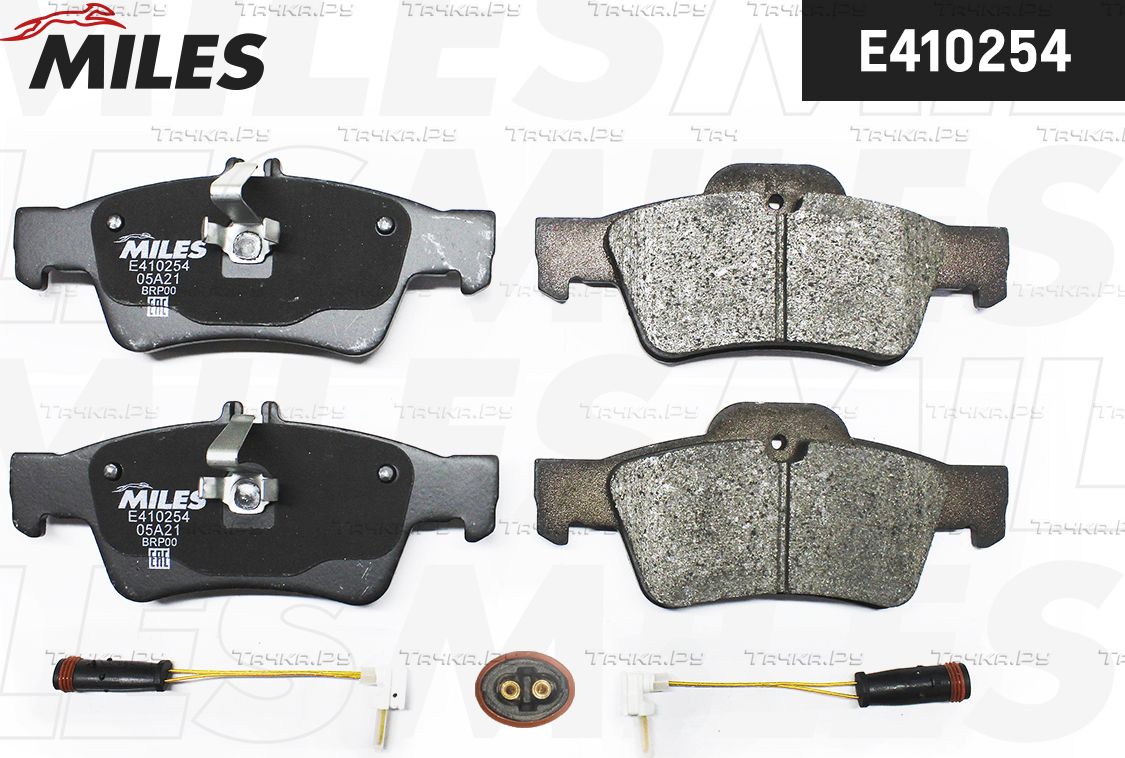 Тормозные колодки Miles (Low-Metallic) для Porsche 944 1988-1989. Артикул E410254