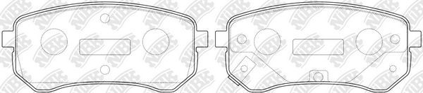 Тормозные колодки NiBK. Артикул PN0526