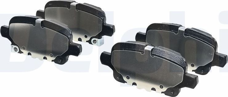 Тормозные колодки Delphi (Low-Metallic). Артикул LP3372