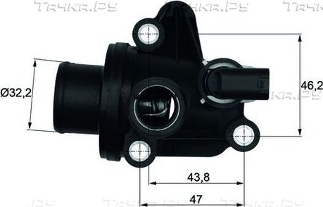 Термостат Mahle Behr для Mercedes-Benz Vaneo 2002-2005. Артикул TI 12 87