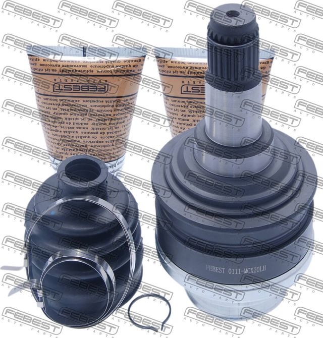 Шрус внутренний (граната) Febest передний левый для Toyota Avalon I 1996-1999. Артикул 0111-MCX20LH
