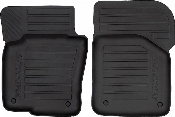 Коврики резиновые Avtodriver для салона Skoda Octavia A5 2 передних рестайлинг 2008-2013. Артикул ADRAVG011-2