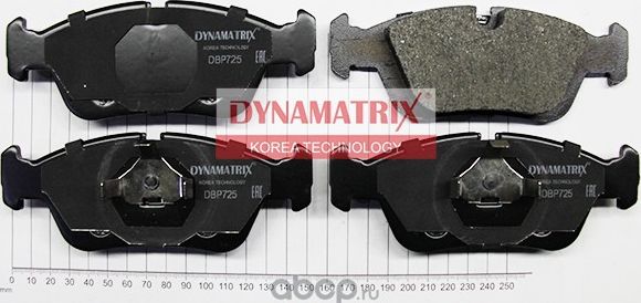 Колодки тормозные (Dynamatrix-Korea) Dynamatrix-Korea. Артикул DBP725