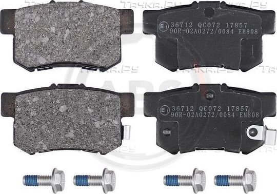 Тормозные колодки ABS задние для Honda Accord VI 1998-2003. Артикул 36712