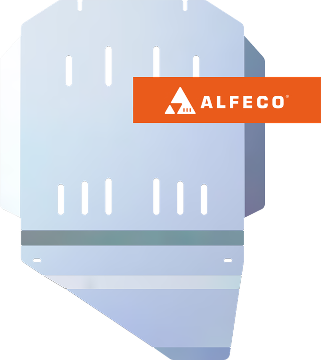 Защита алюминиевая Alfeco для КПП Cadillac Escalade 2006-2014. Артикул ALF.37.02 AL4