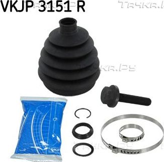Пыльник шруса (комплект) SKF. Артикул VKJP 3151 R