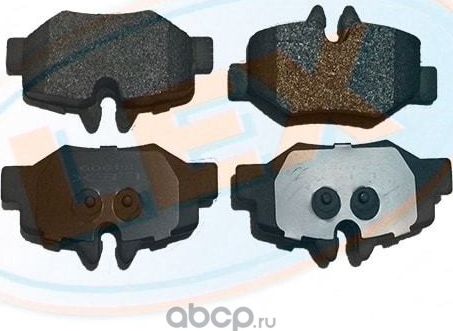 Колодки задние (LEX). Артикул 24008