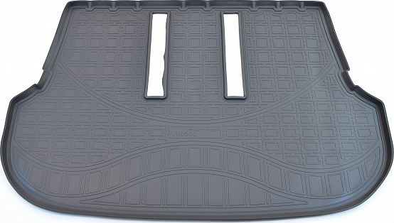Коврик Норпласт для багажника Toyota Fortuner II 7 мест (разложенный 3 ряд) 2015-2026 Серый. Артикул NPA00-T88-230Grey