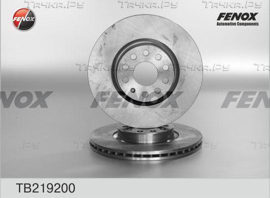 Тормозной диск Fenox передний для SEAT Leon III 2012-2026. Артикул TB219200