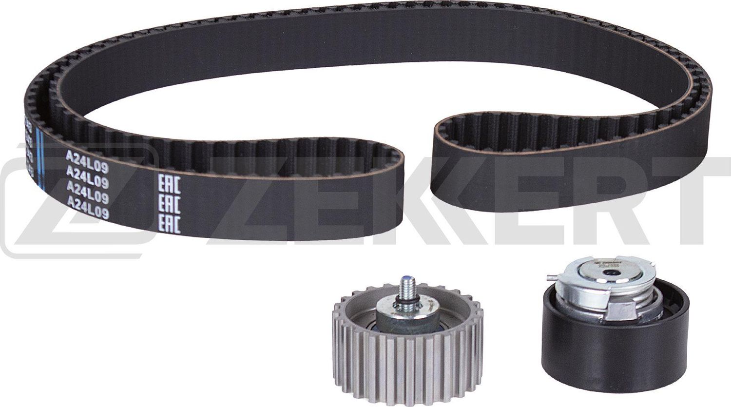 Ремень ГРМ с роликами (комплект) Zekkert (HNBR (Hydrierter Acryl-Nitril-Butadien-Kautschuk)). Артикул ZR-1243