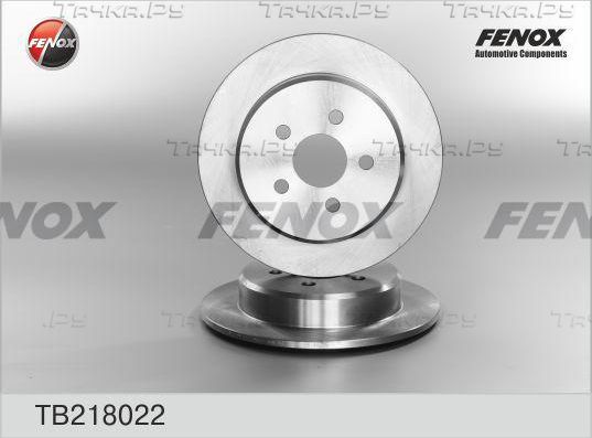Тормозной диск Fenox задний для Chrysler Neon I 1994-1999. Артикул TB218022