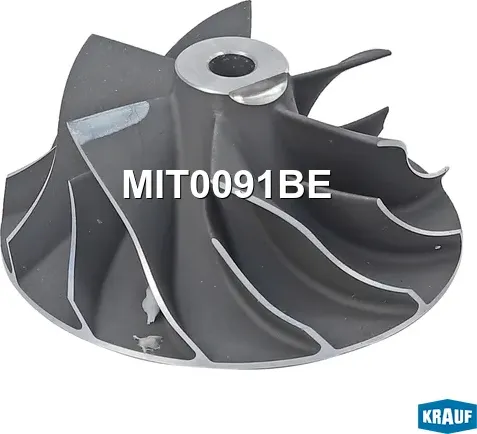 Крыльчатка турбокомпрессора Krauf. Артикул MIT0091BE