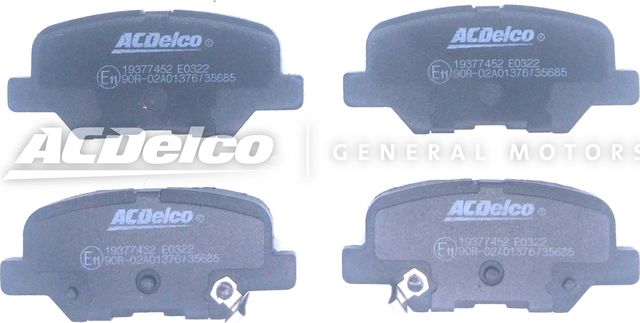 Тормозные колодки ACDelco. Артикул 19377452