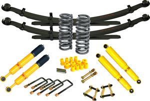 Лифт-комплект РИФ жесткий для Toyota Hilux 2005-2014, лифт 45 мм, нагрузка передних пружин + 100 кг, задних рессор до +0-400 кг. Артикул RIF-VIG-C