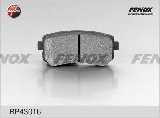 Тормозные колодки Fenox. Артикул BP43016