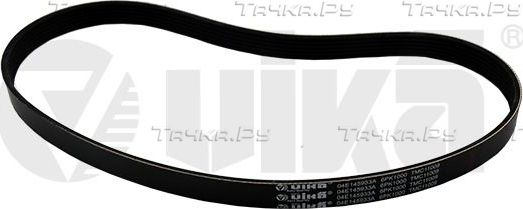Приводной ремень поликлиновой Vika для Skoda Fabia III 2014-2026. Артикул 11451774101