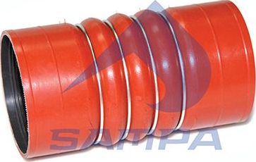 Патрубок интеркулера Sampa для MAN NL 1991-2026. Артикул 021.021