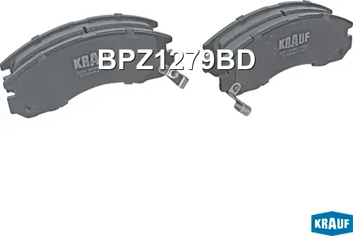 Колодки тормозные (Krauf). Артикул BPZ1279BD