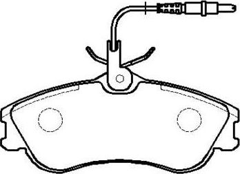 Тормозные колодки HSB. Артикул HP9545