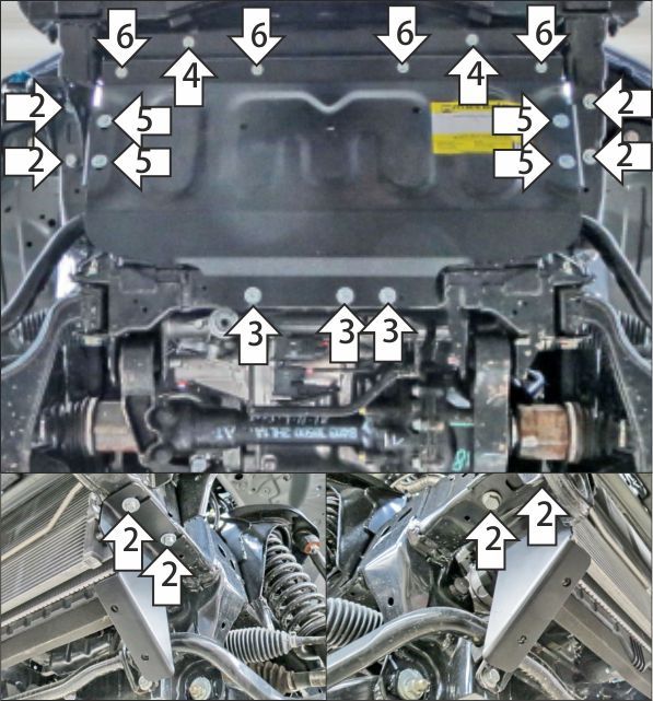 Защита Мотодор для радиатора Oting Paladin 2023-2026. Артикул 78607