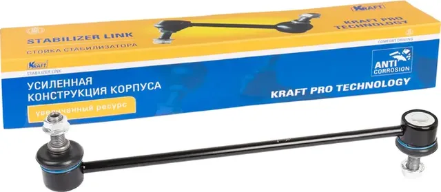 Тяга стабилизатора CHEVROLET AVEO 05- перед.лев/прав. (Kraft). Артикул KT202020