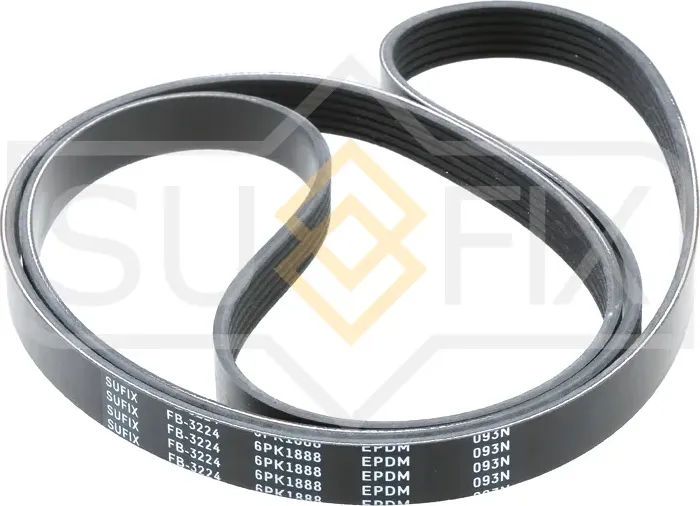 Ремень поликлиновый 6PK1888 (Sufix). Артикул FB-3224