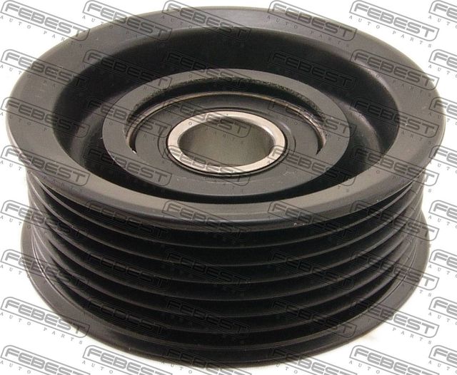 Натяжной ролик (натяжитель) приводного поликлинового ремня Febest. Артикул 0387-CU2