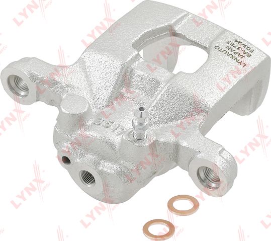Тормозной суппорт LYNXauto задний левый для Nissan Tiida I 2007-2013. Артикул BA-3783