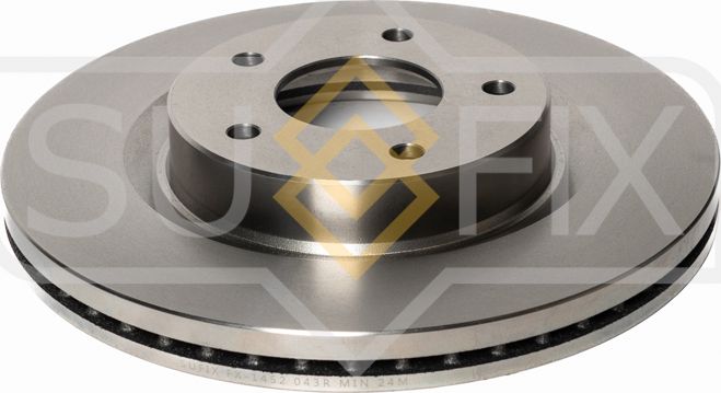 Диск тормозной передний (296x24) (Sufix). Артикул FX1452