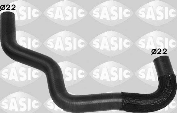 Патрубок радиатора (системы охлаждения) Sasic для Fiat Ducato II 2001-2006. Артикул 3400239