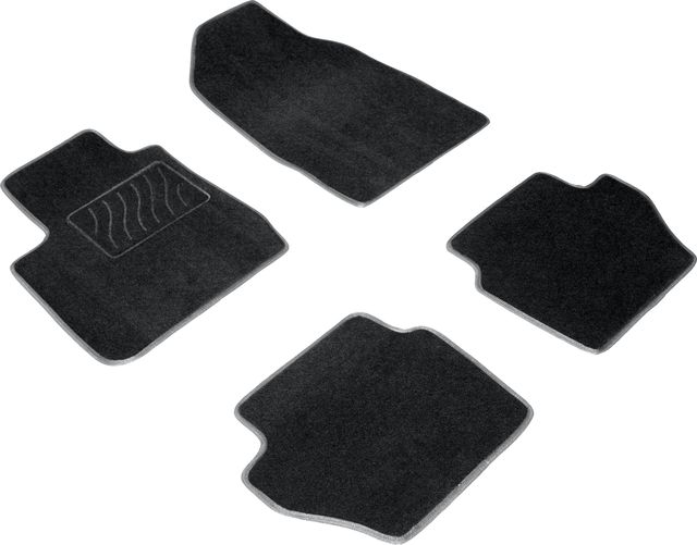 Коврики текстильные Seintex на нескользящей основе для салона Ford Fiesta VI до рестайлинга 2008-2015. Артикул 83143