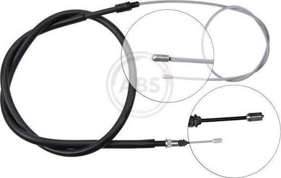 Трос ручника (тросик ручного тормоза) ABS. Артикул K13696