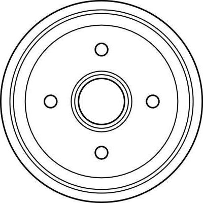 Тормозной барабан TRW задний для Mega Club 1994-1999. Артикул DB4159