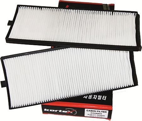 Фильтр воздушный салона HYUNDAI Accent (02-),Getz (02-) (2шт.) KORTEX. Артикул KC0004
