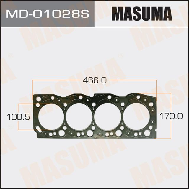 Прокладка ГБЦ Masuma. Артикул MD-01028S